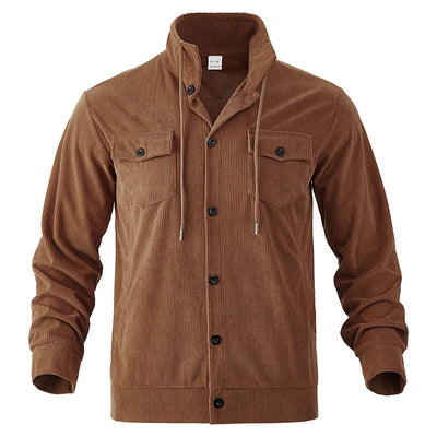 Herrenjacke mit Knöpfen und Brusttaschen