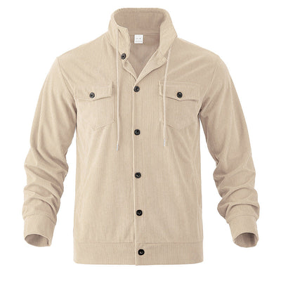 Herrenjacke mit Knöpfen und Brusttaschen