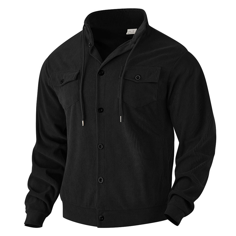 Herrenjacke mit Knöpfen und Brusttaschen