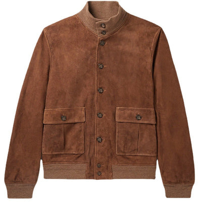 Knopfjacke mit Fronttaschen für Herren