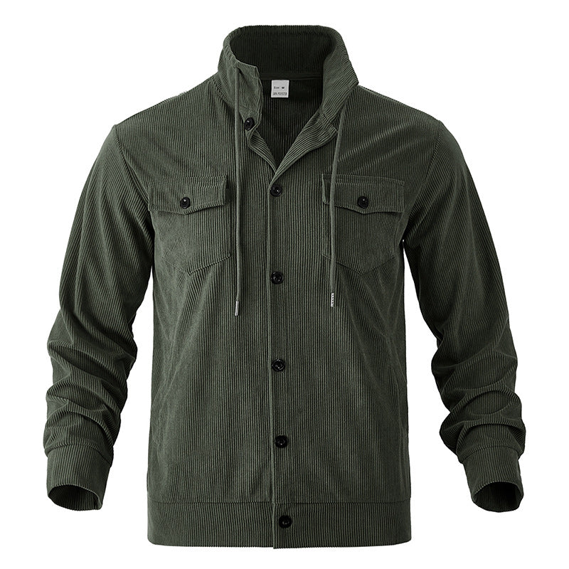 Herrenjacke mit Knöpfen und Brusttaschen