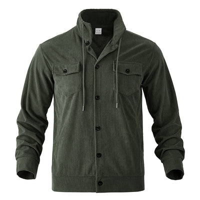 Herrenjacke mit Knöpfen und Brusttaschen