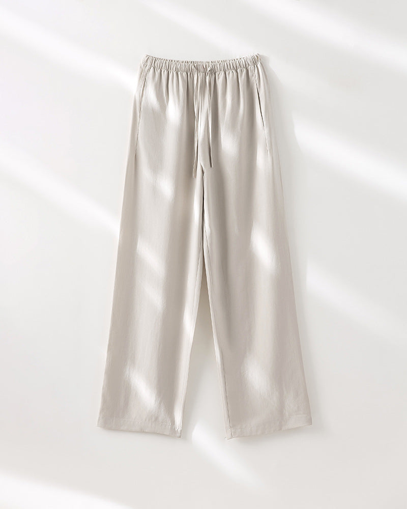 Femme Leichte Relaxed Fit Weite-Hosen Heidi-Mode