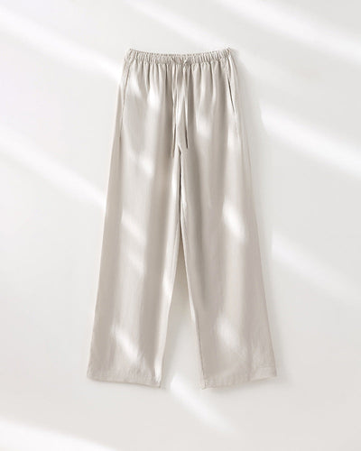 Femme Leichte Relaxed Fit Weite-Hosen Heidi-Mode