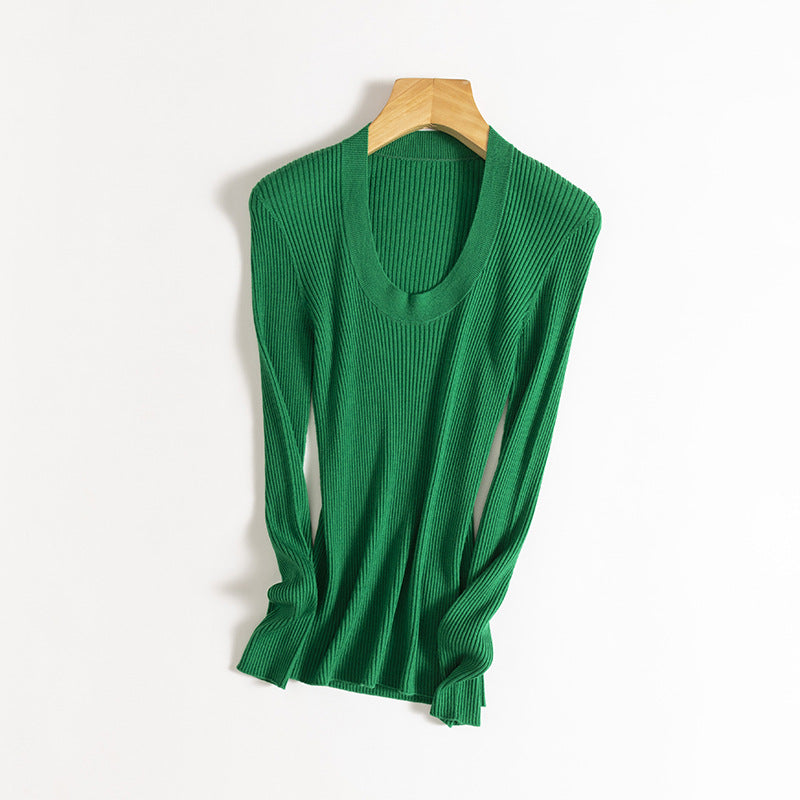 Femme Rippstrick Langarmpullover Heidi-Mode