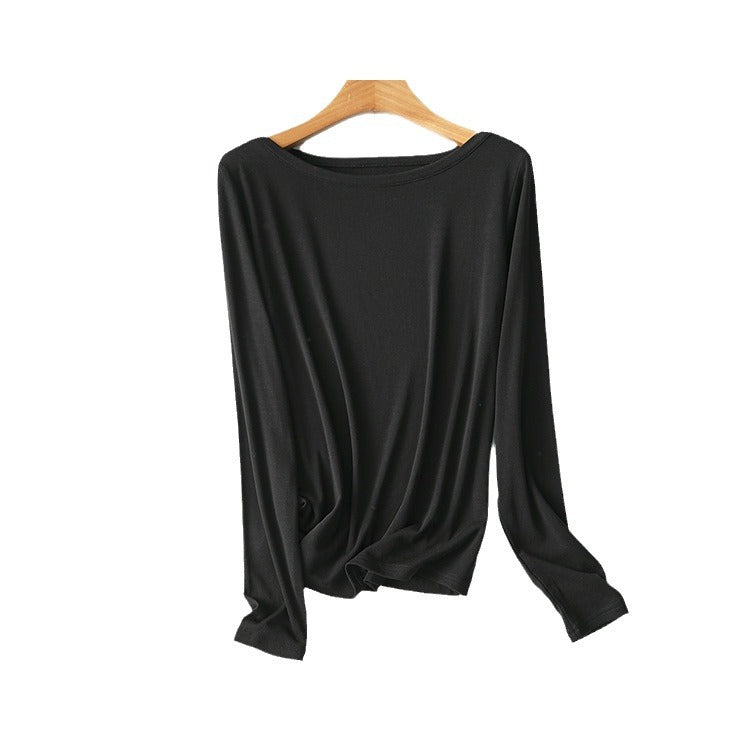 Femme Langarm Relaxed Fit Oberteil Heidi-Mode