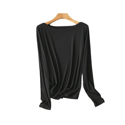 Femme Langarm Relaxed Fit Oberteil Heidi-Mode