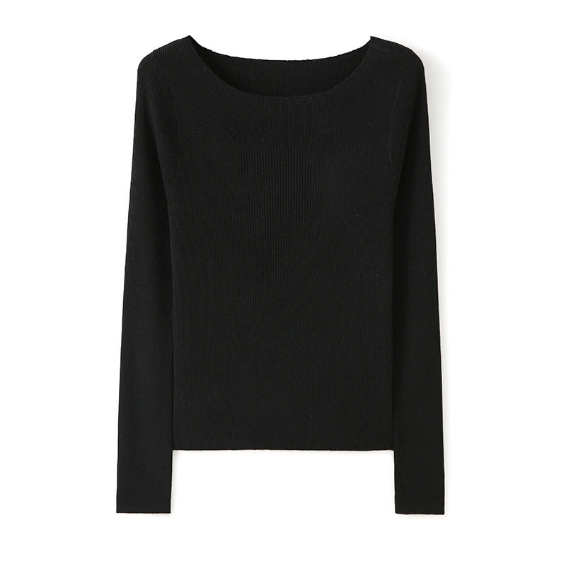 Femme Rippstrick Langarmstrickoberteil Heidi-Mode
