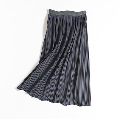 Femme Falten Maxi Rock Heidi-Mode