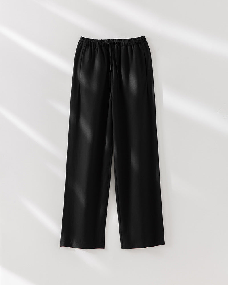 Femme Leichte Relaxed Fit Weite-Hosen Heidi-Mode