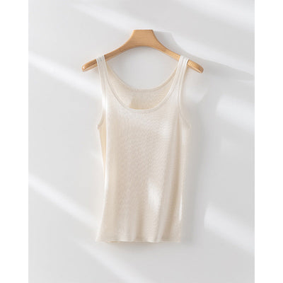 Femme Leichtgewicht Texturiertes Tanktop Heidi-Mode