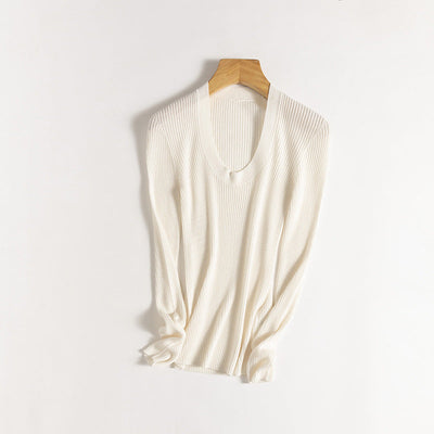 Femme Rippstrick Langarmpullover Heidi-Mode