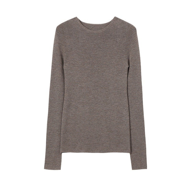 Femme Leichtgewicht Langarm Essentials Top Heidi-Mode
