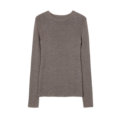 Femme Leichtgewicht Langarm Essentials Top Heidi-Mode