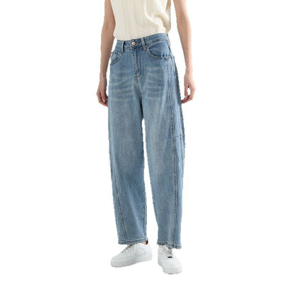 Femme Relaxed Fit High-Waisted Denim-Hose Heidi-Mode