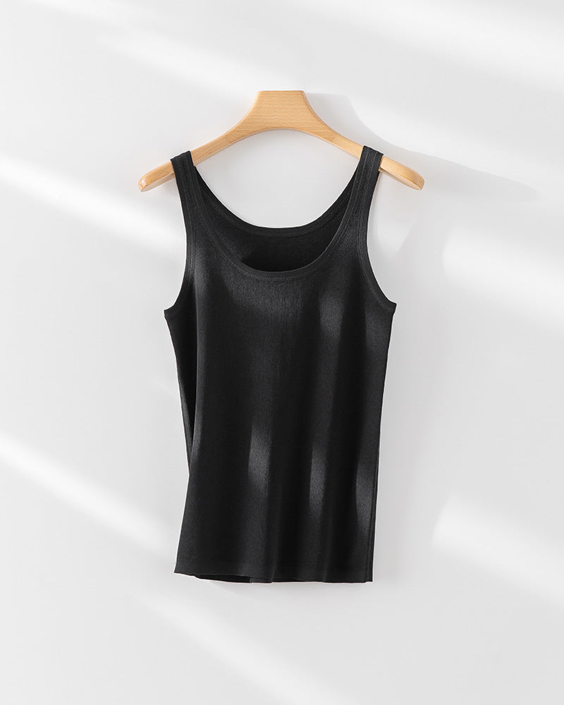 Femme Leichtgewicht Texturiertes Tanktop Heidi-Mode