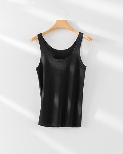 Femme Leichtgewicht Texturiertes Tanktop Heidi-Mode