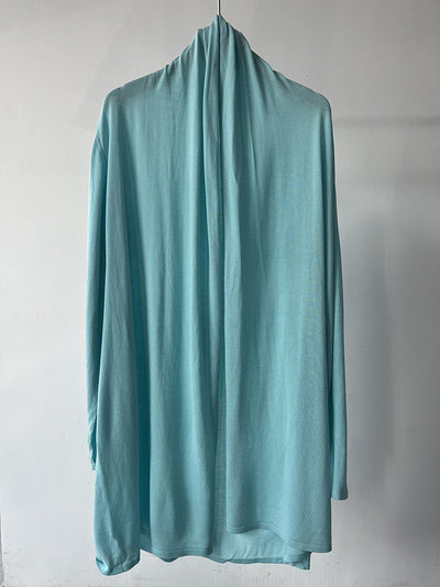 Femme Leichte Offene Vorder- Drapiert Cardigan Heidi-Mode