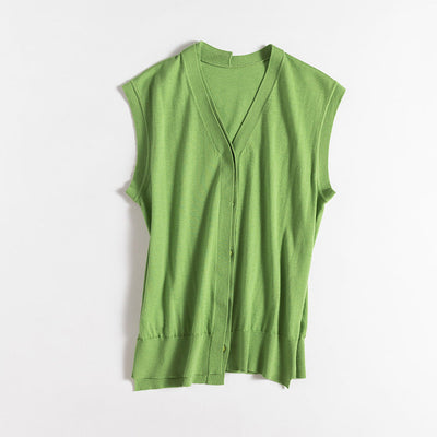 Damen Leichter Kurzarm Cardigan Heidi-Mode