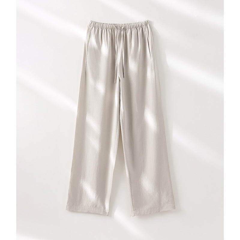 Femme Leichte Relaxed Fit Weite-Hosen Heidi-Mode