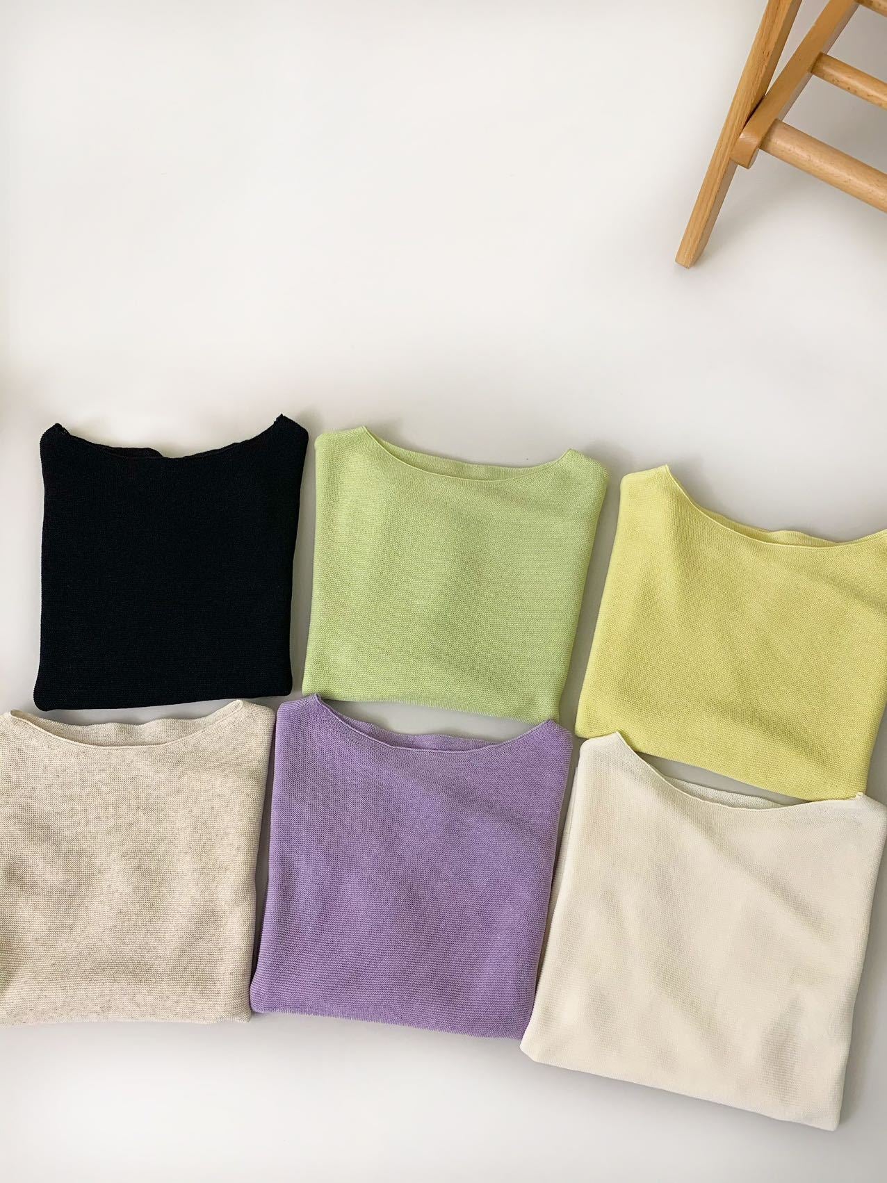 Femme Übergroße Leichte Strickoberteile Heidi-Mode