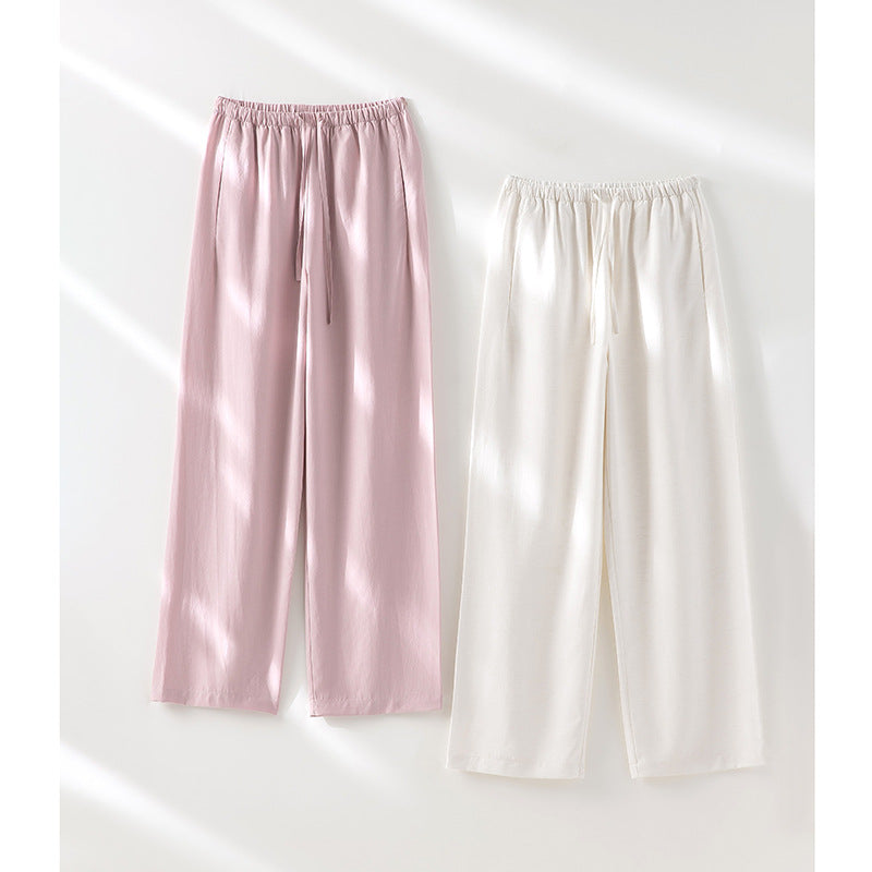 Femme Leichte Relaxed Fit Weite-Hosen Heidi-Mode