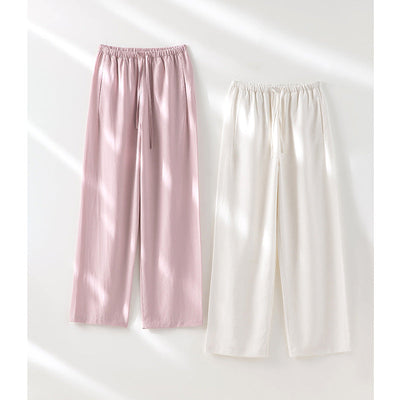 Femme Leichte Relaxed Fit Weite-Hosen Heidi-Mode