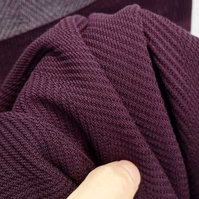Femme Off-Shoulder Strukturiertes Strickoberteil Heidi-Mode