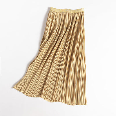 Femme Falten Maxi Rock Heidi-Mode