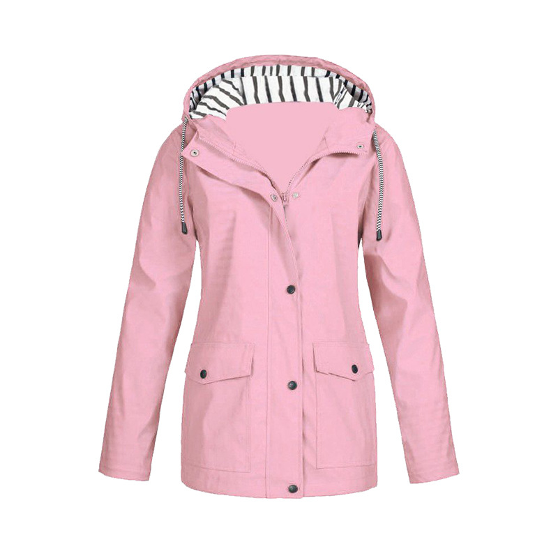 Regenjacke Damen Wasserdicht | Leicht & Mit Kapuze