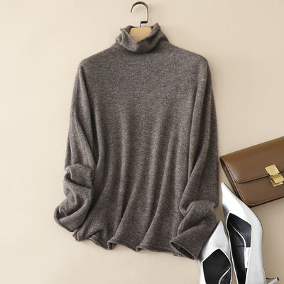 Femme Luxuriöser Weicher Rollkragenpullover Heidi-Mode