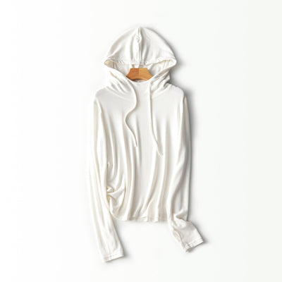 Femme Leichtgewicht Langarm Hoodie Heidi-Mode