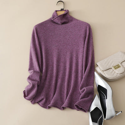 Femme Luxuriöser Weicher Rollkragenpullover Heidi-Mode