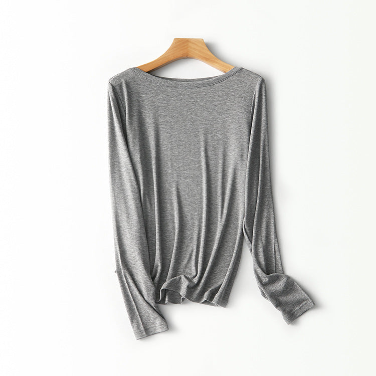 Femme Langarm Relaxed Fit Oberteil Heidi-Mode