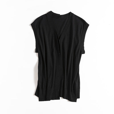 Damen Leichter Kurzarm Cardigan Heidi-Mode