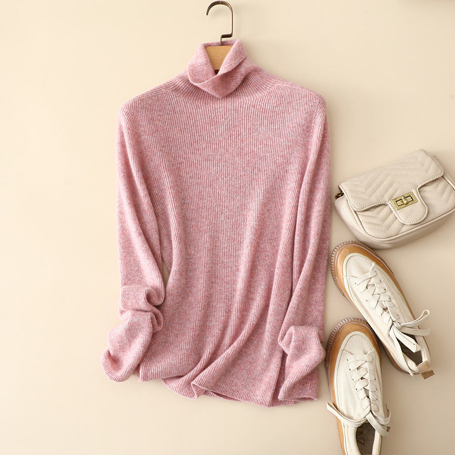 Femme Leichtgewicht Ripp-Wollpullover Heidi-Mode