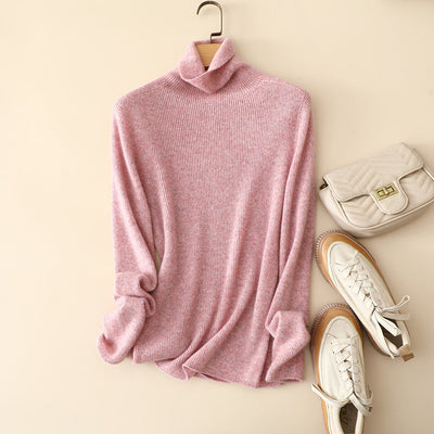 Femme Leichtgewicht Ripp-Wollpullover Heidi-Mode
