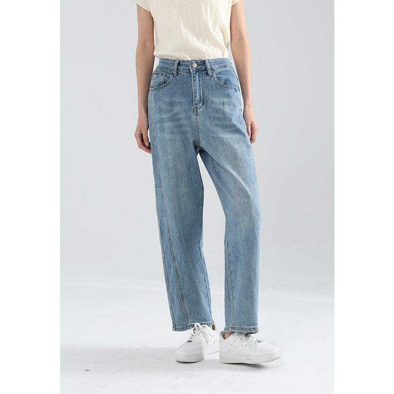 Femme Relaxed Fit High-Waisted Denim-Hose Heidi-Mode