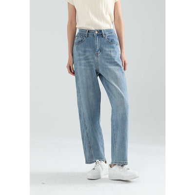 Femme Relaxed Fit High-Waisted Denim-Hose Heidi-Mode