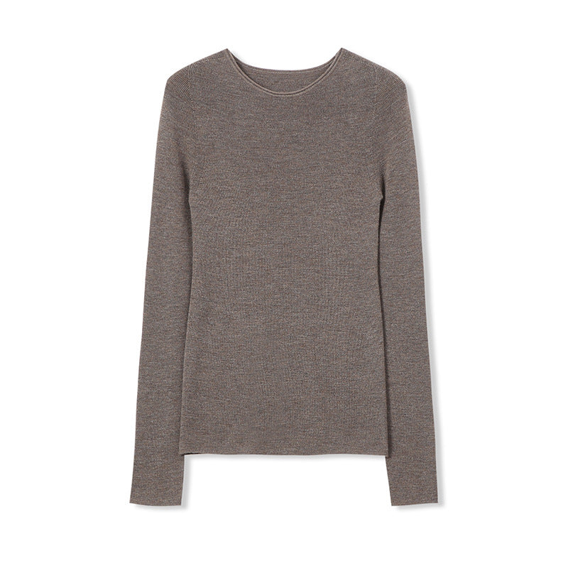 Femme Leichtgewicht Langarm Essentials Top Heidi-Mode