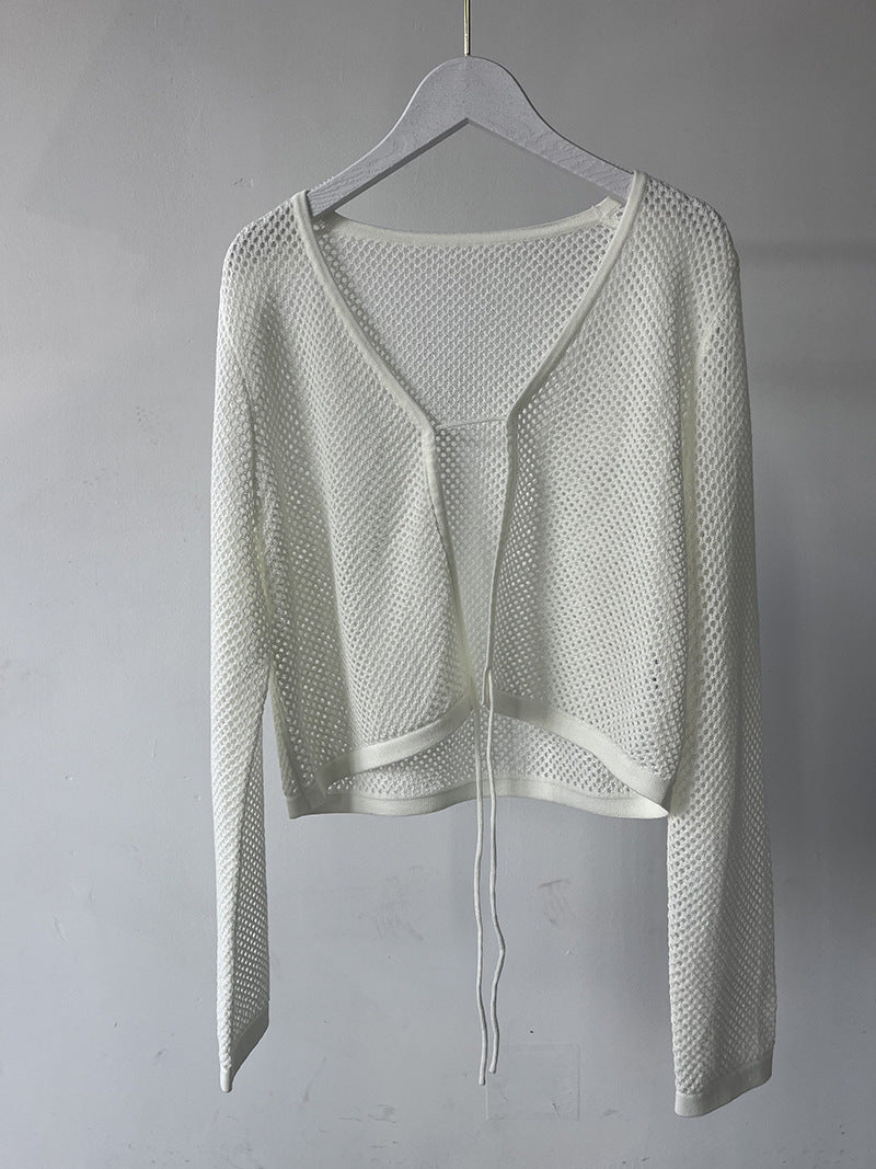 Femme Leichtgewicht Offen Strickjacke Heidi-Mode