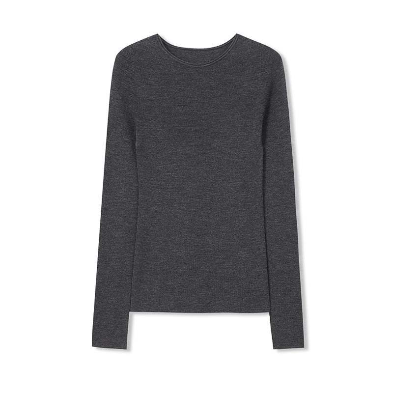 Femme Leichtgewicht Langarm Essentials Top Heidi-Mode