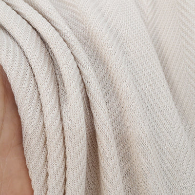 Femme Off-Shoulder Strukturiertes Strickoberteil Heidi-Mode