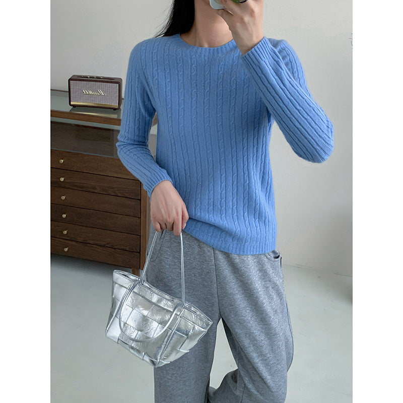 Damen Rippstrickpullover Heidi-Mode