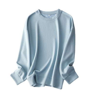 Femme Relaxed Fit Langarm-Pullover Sweatshirt Heidi-Mode