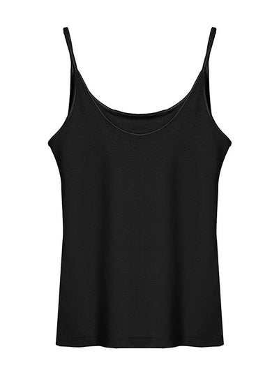 Femme Leichtes Ripp-Camisole-Top Heidi-Mode