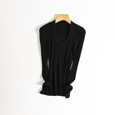 Femme Rippstrick Langarmpullover Heidi-Mode