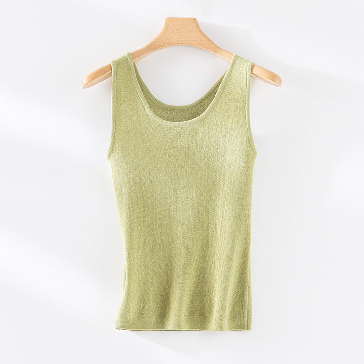 Femme Premium Komfort Strick Tank Top Heidi-Mode