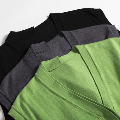 Damen Leichter Kurzarm Cardigan Heidi-Mode