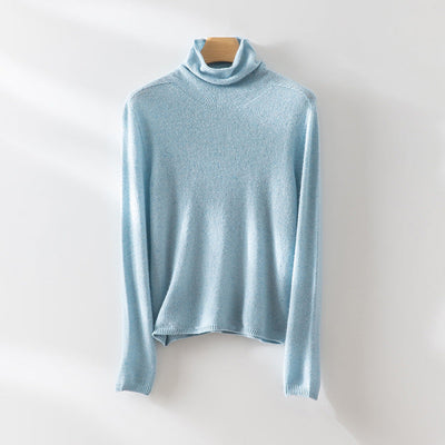 Femme Leichtgewicht Rollkragenpullover Heidi-Mode
